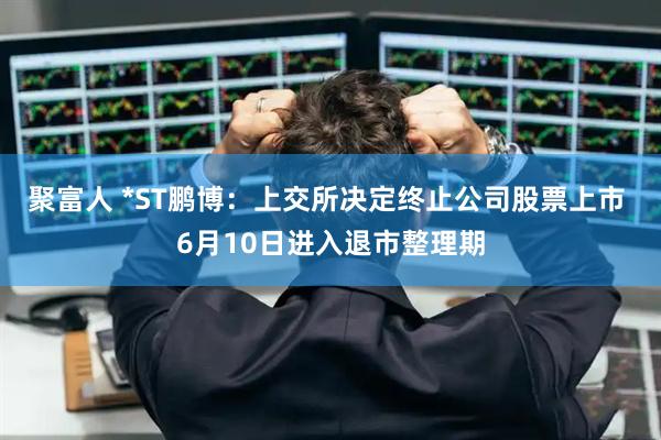 聚富人 *ST鹏博：上交所决定终止公司股票上市 6月10日进入退市整理期