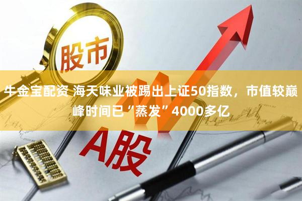 牛金宝配资 海天味业被踢出上证50指数，市值较巅峰时间已“蒸发”4000多亿
